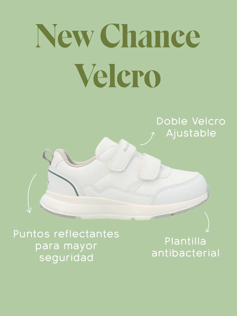 ZAPATILLA ESC NIÑO NEW CHANCE VL BL HUSH PUPPIES KIDS - 2