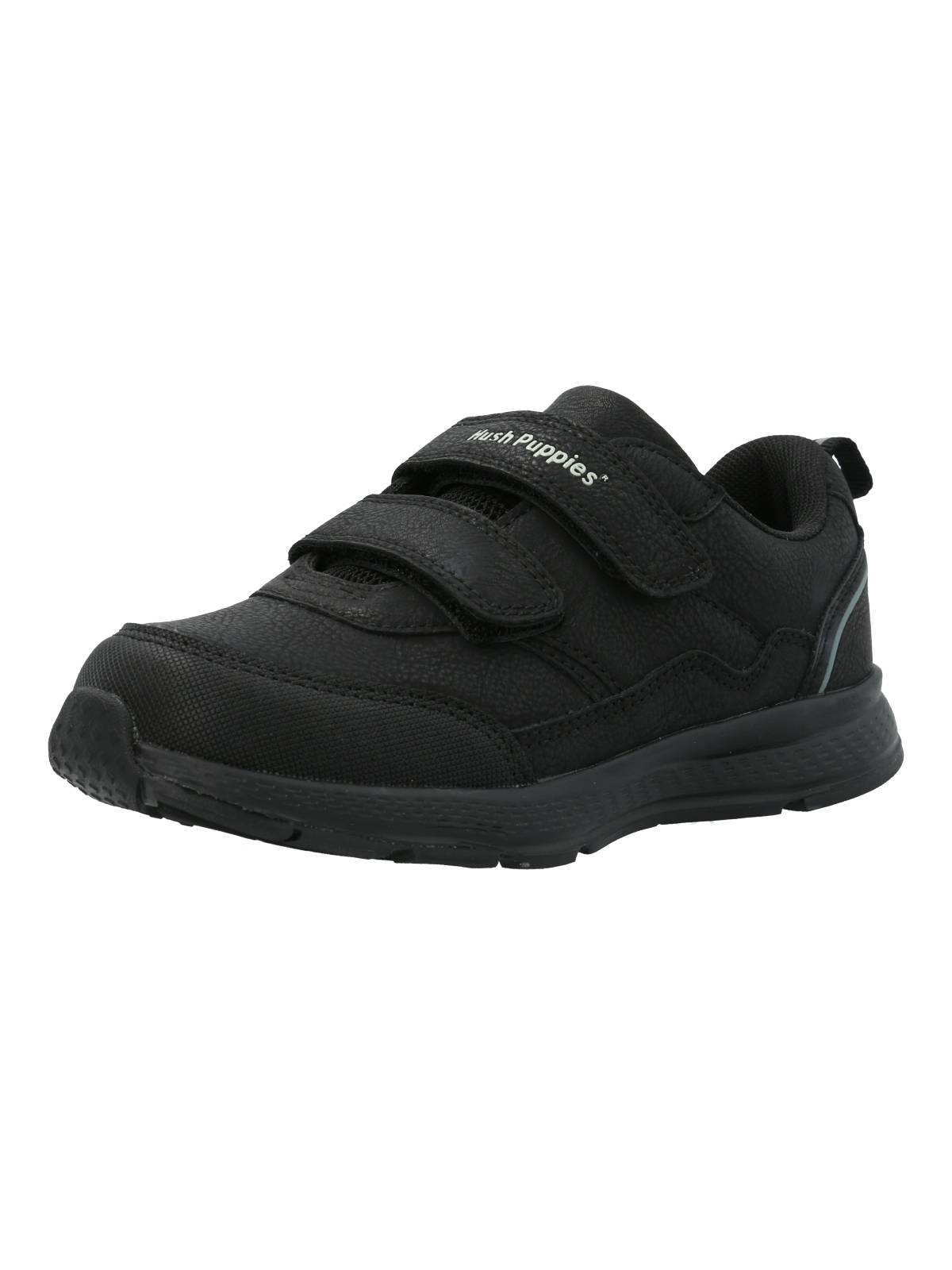 ZAPATILLA ESCOLAR NEGRA NEW CHANCE VELCRO HUSH PUPPIES - 6