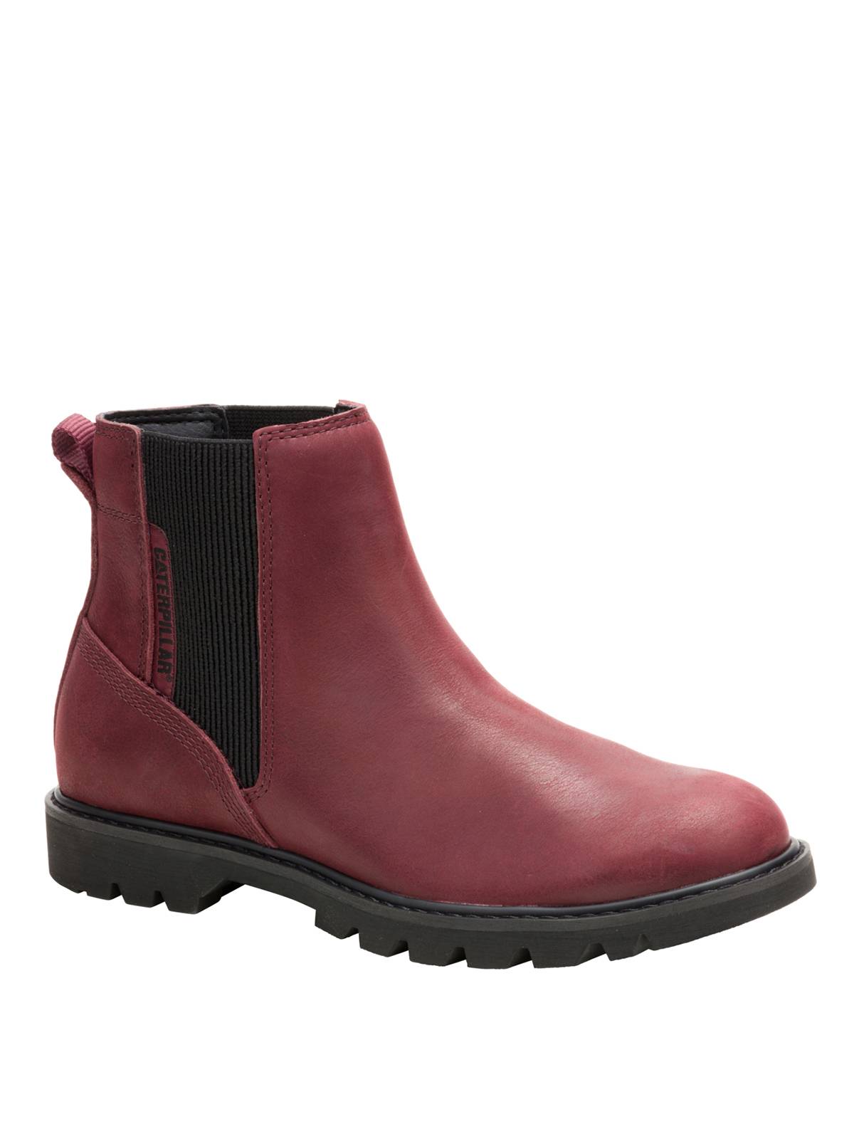 BOTIN CUERO MUJER COLORADO CHELSEA BURDEO CAT - 1