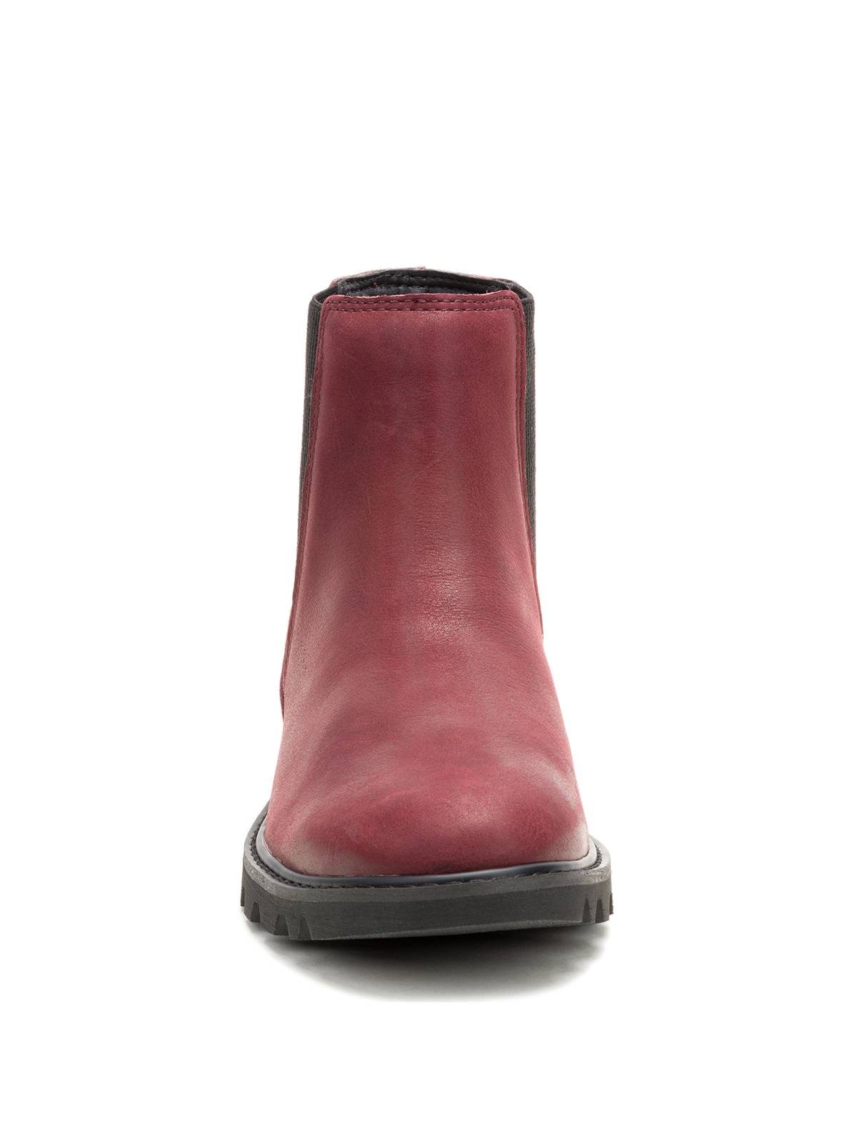 BOTIN CUERO MUJER COLORADO CHELSEA BURDEO CAT - 5