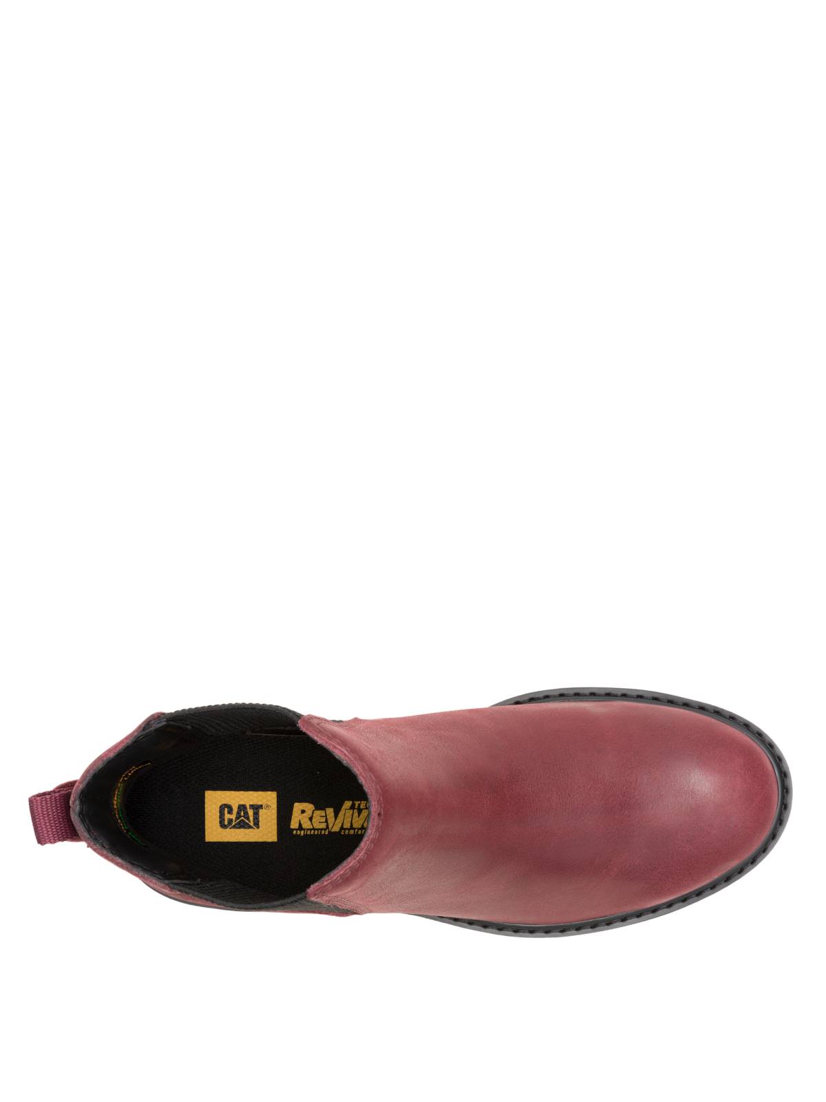 BOTIN CUERO MUJER COLORADO CHELSEA BURDEO CAT - 7