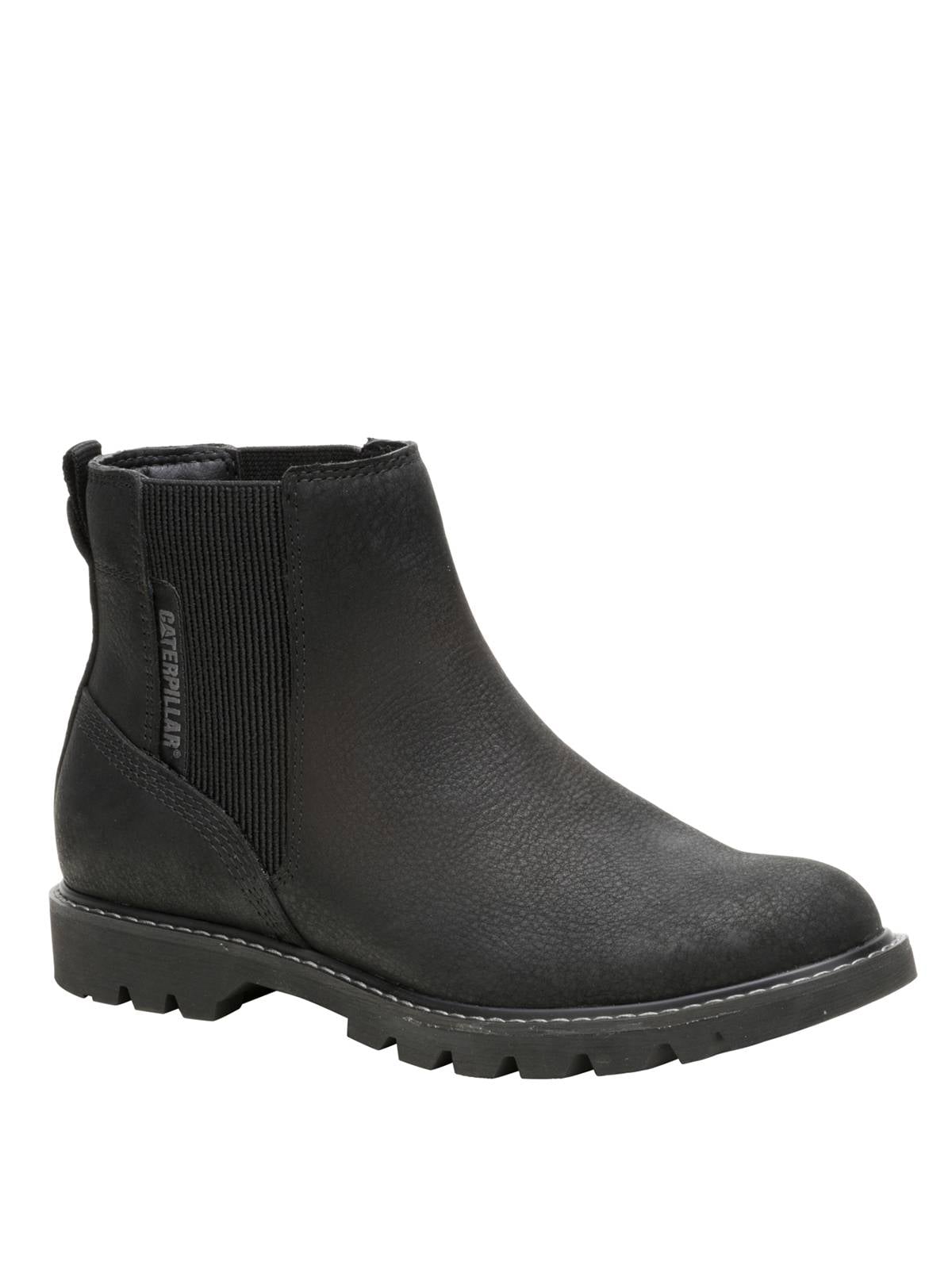 BOTIN CUERO MUJER COLORADO CHELSEA NEGRO CAT - 1