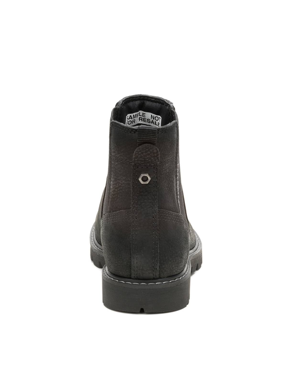 BOTIN CUERO MUJER COLORADO CHELSEA NEGRO CAT - 6