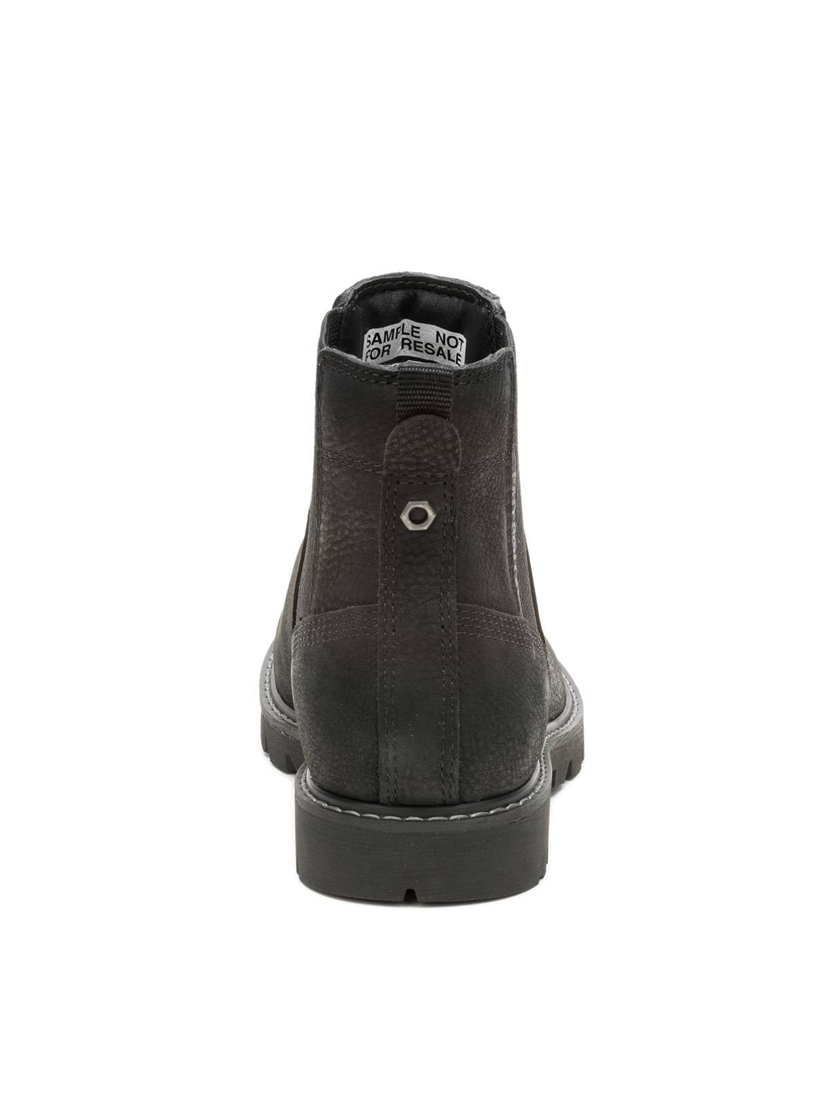 BOTIN CUERO MUJER COLORADO CHELSEA NEGRO CAT - 6