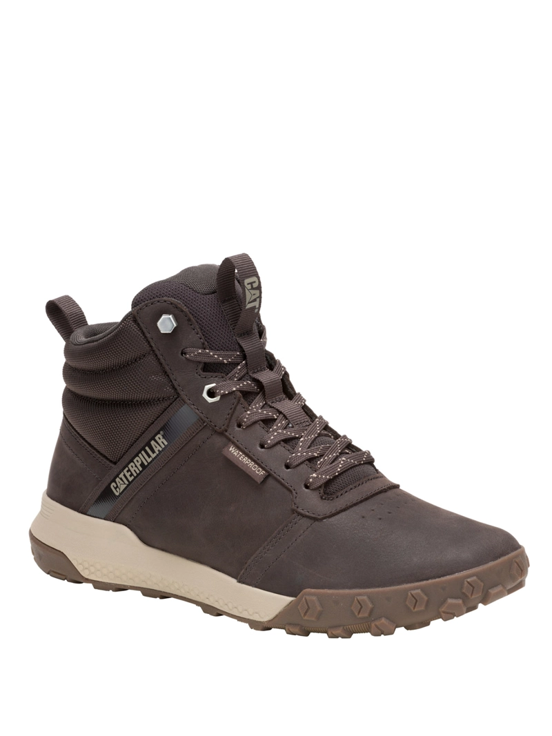 BOTIN IMPERMEABLE CUERO HOMBRE HEX READY MID CAFE  CAT - 1