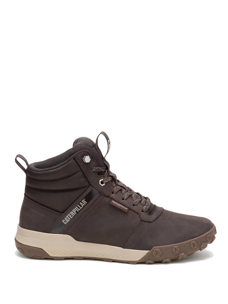 BOTIN IMPERMEABLE CUERO HOMBRE HEX READY MID CAFE  CAT - 2