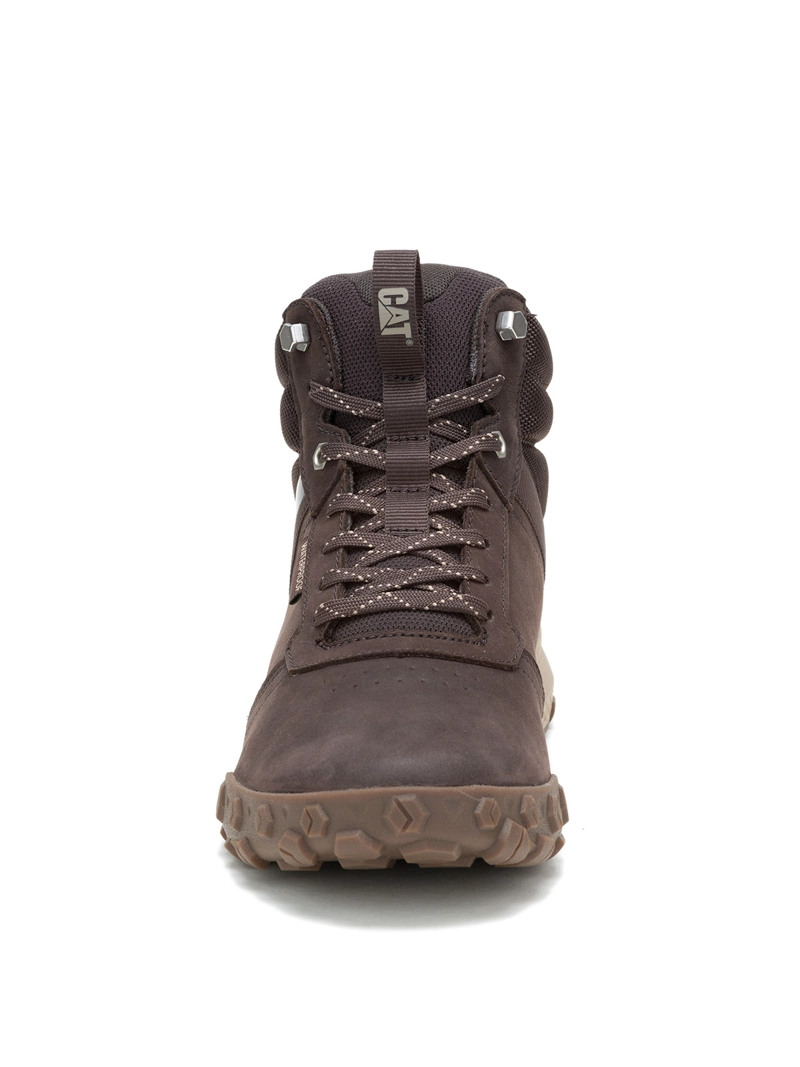BOTIN IMPERMEABLE CUERO HOMBRE HEX READY MID CAFE  CAT - 5