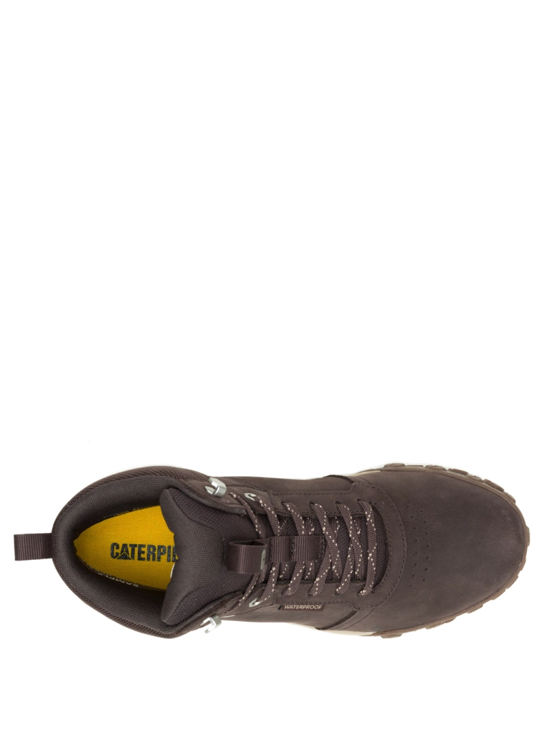 BOTIN IMPERMEABLE CUERO HOMBRE HEX READY MID CAFE  CAT - 7