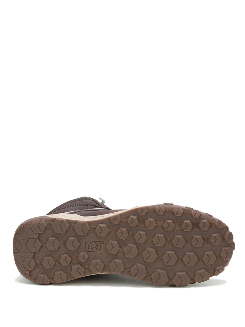 BOTIN IMPERMEABLE CUERO HOMBRE HEX READY MID CAFE  CAT - 8