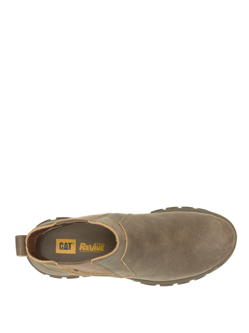BOTIN CUERO HOMBRE THRESHOLD CHELSEA CAFE  OSCURO CAT - 7