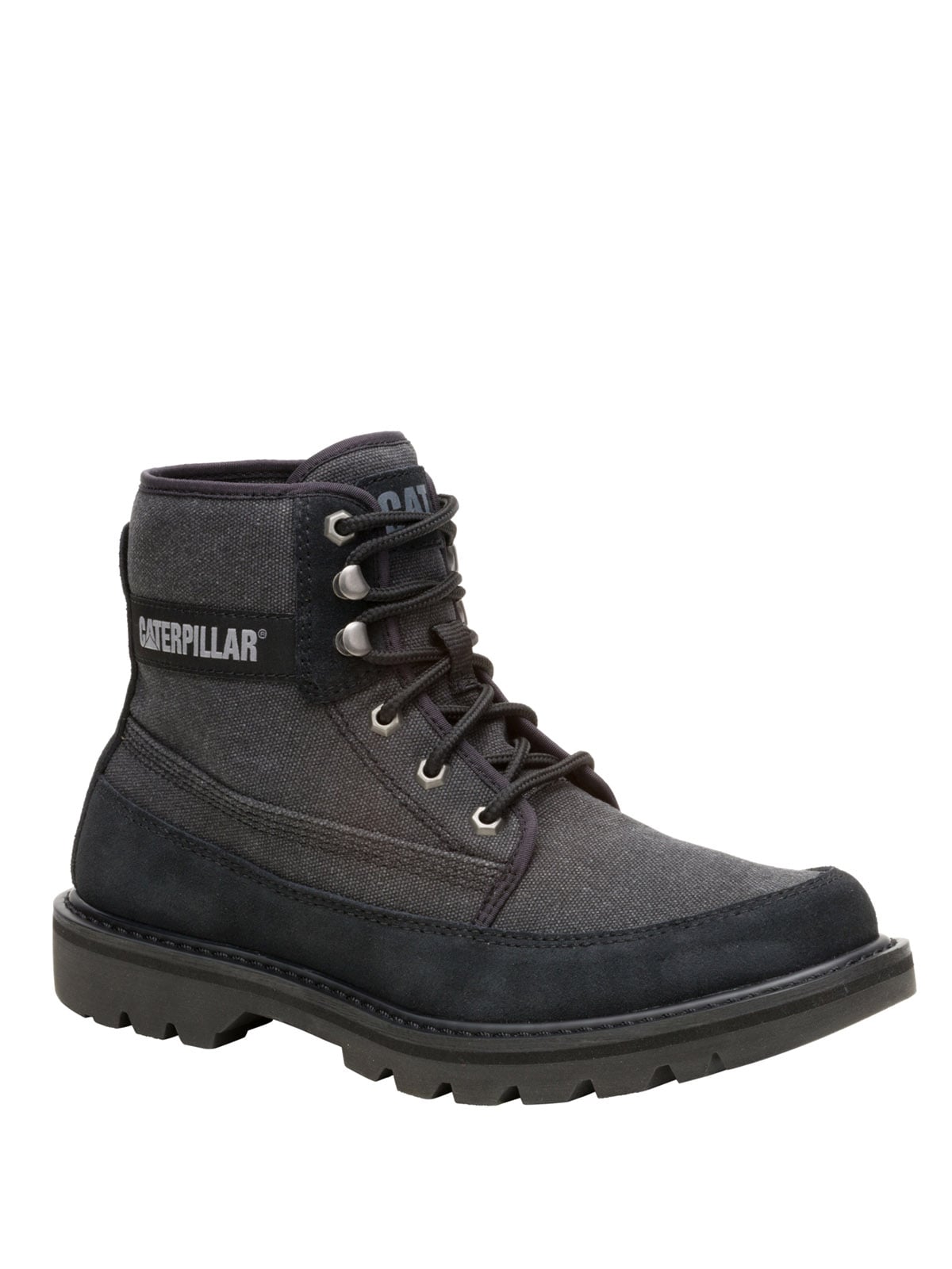 BOTIN HOMBRE COLORADO 2 CANVAS NEGRO CAT - 1