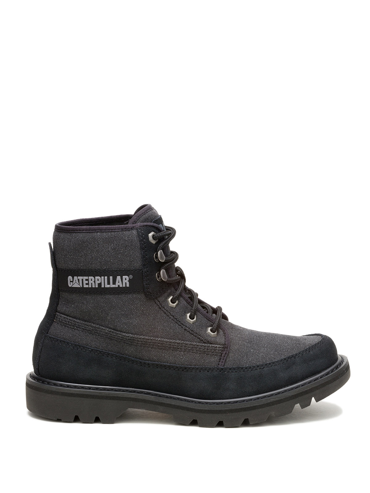 BOTIN HOMBRE COLORADO 2 CANVAS NEGRO CAT - 2