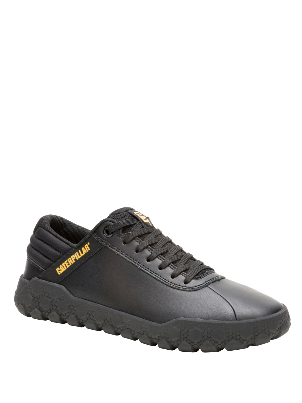 ZAPATILLA CUERO HOMBRE HEX PLUS NEGRO CAT - 1