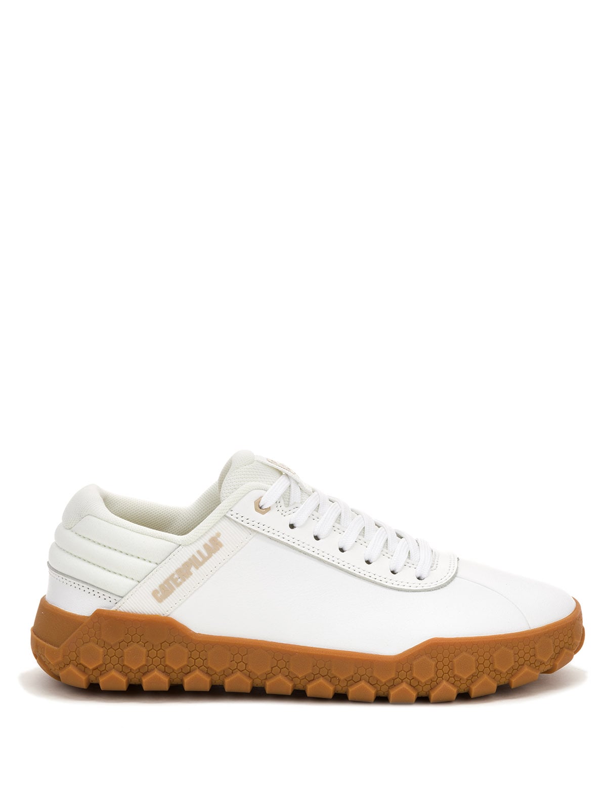 ZAPATILLA CUERO MUJER HEX PLUS BLANCO CAT - 2