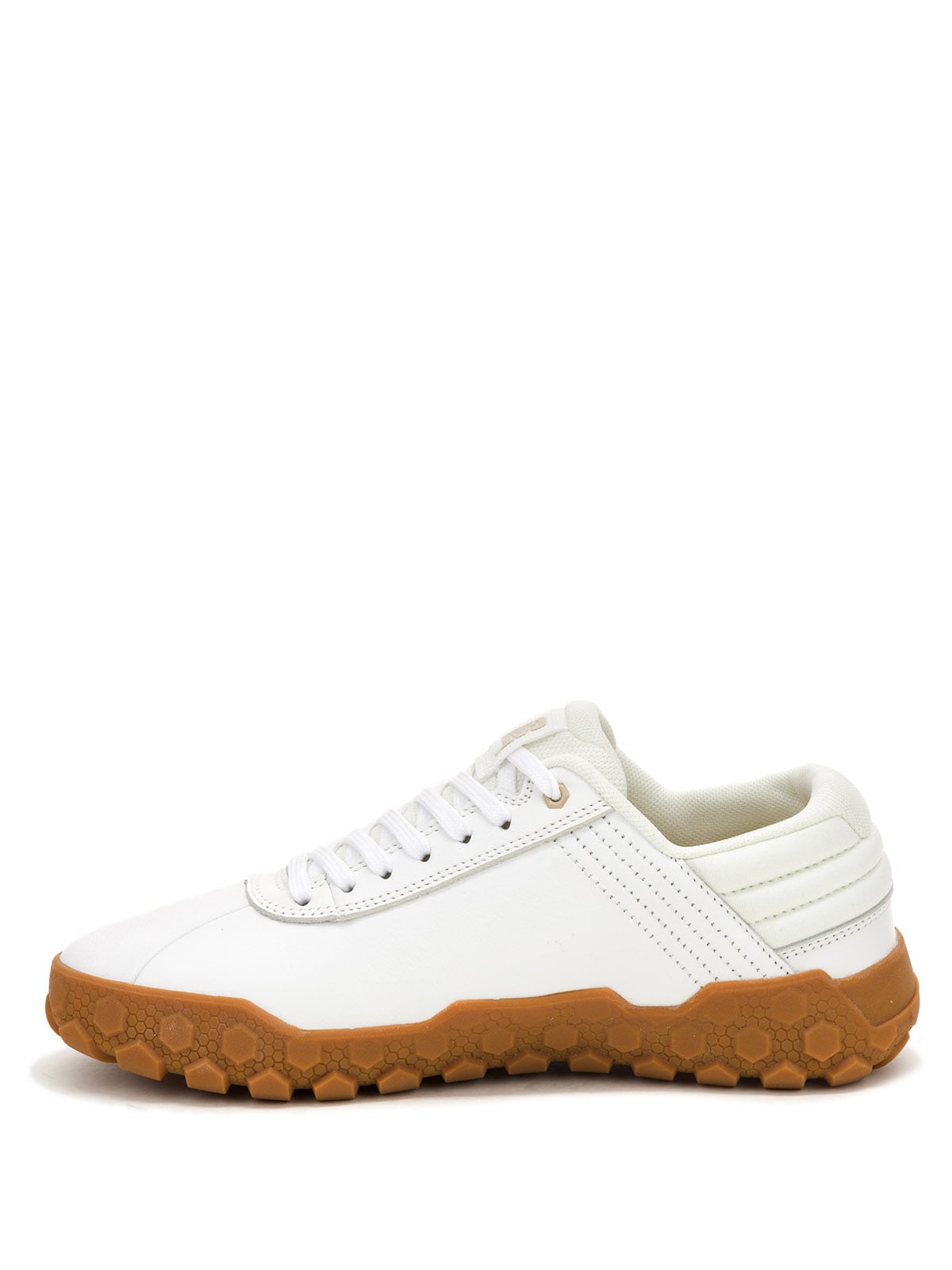 ZAPATILLA CUERO MUJER HEX PLUS BLANCO CAT - 4
