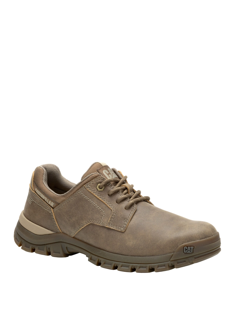 ZAPATILLA CUERO HOMBRE THRESHOLD LOW CAFE  OSCURO CAT - 1