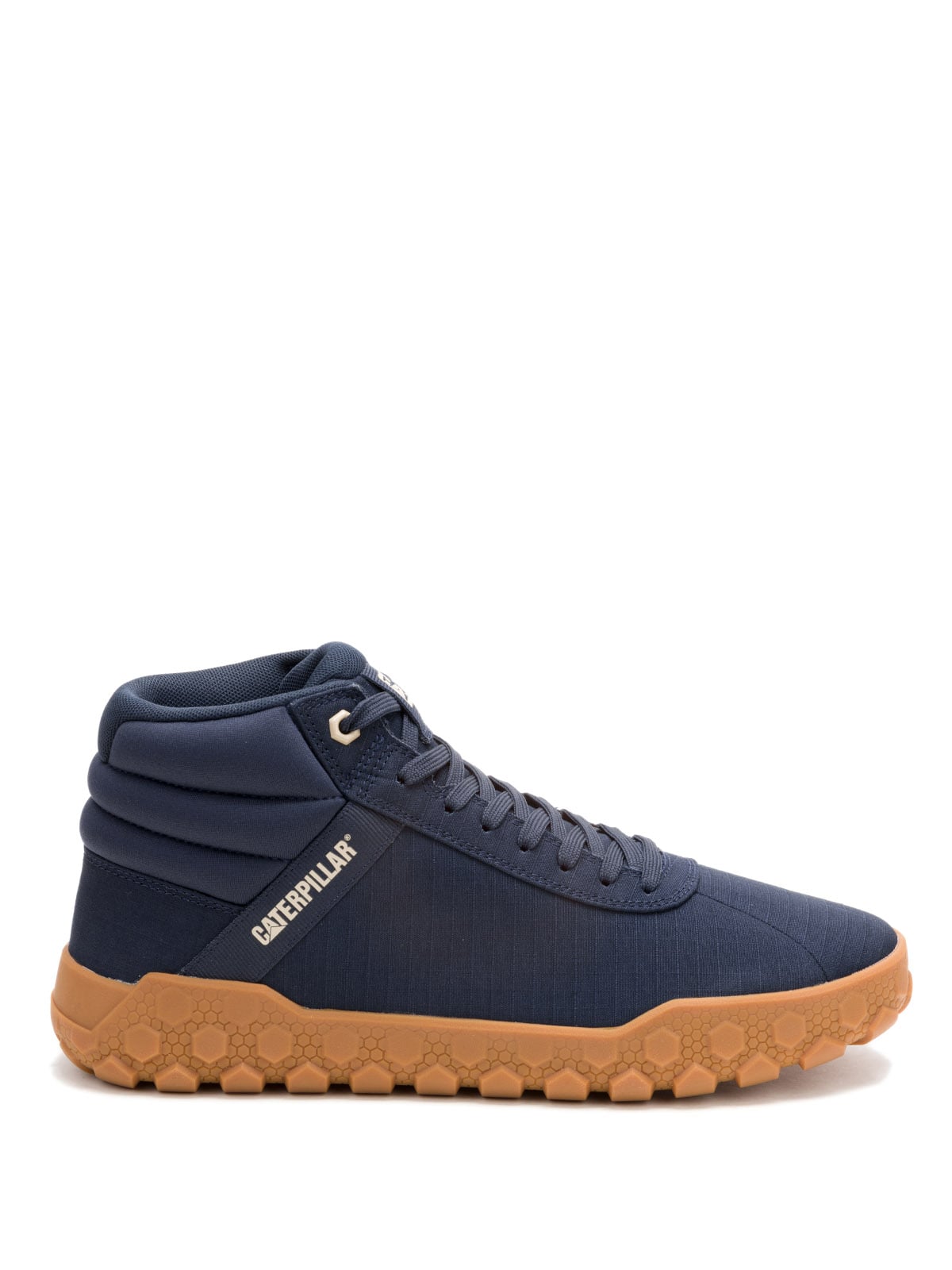 ZAPATILLA CON CAÑA HOMBRE HEX PLUS MID CANVAS AZUL CAT - 2