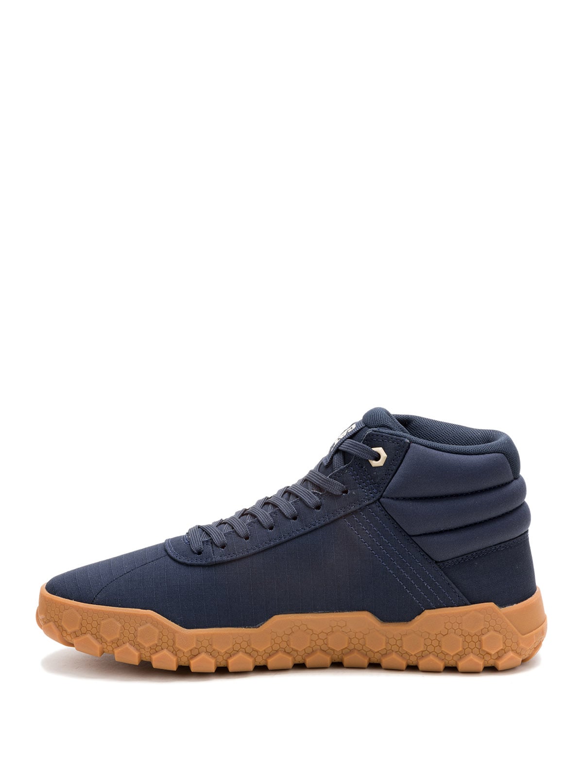 ZAPATILLA CON CAÑA HOMBRE HEX PLUS MID CANVAS AZUL CAT - 4