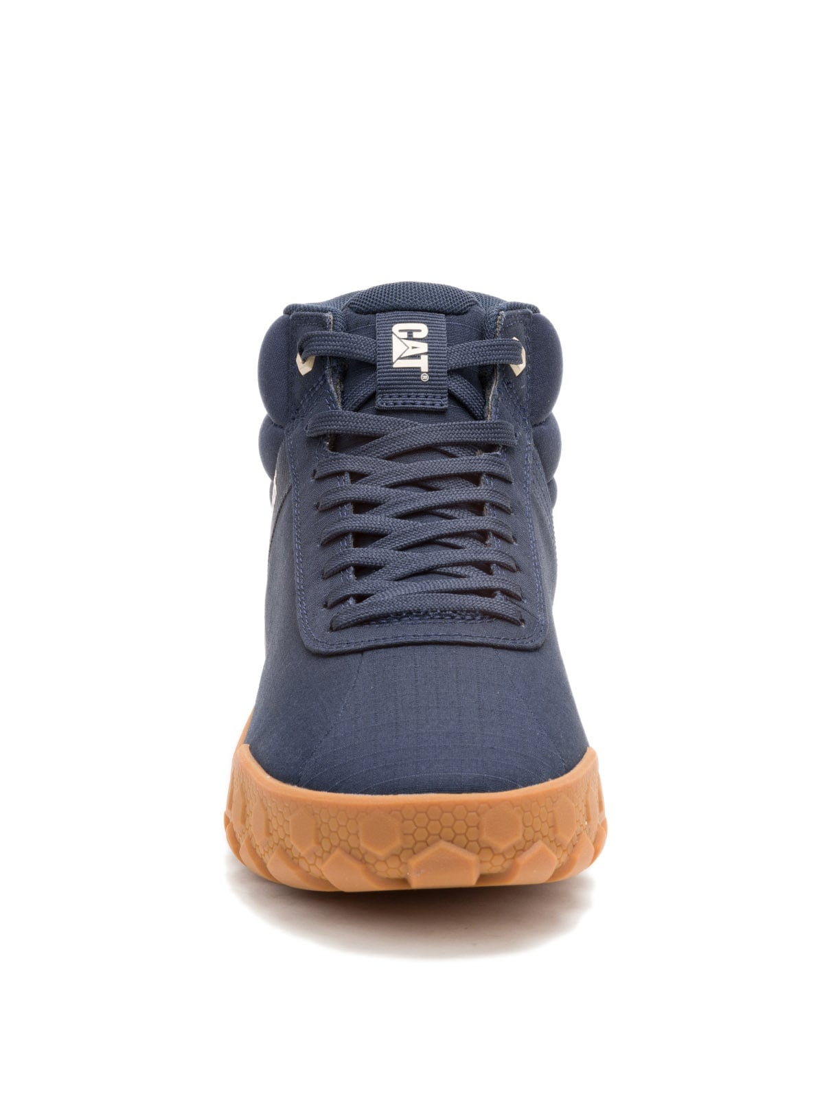 ZAPATILLA CON CAÑA HOMBRE HEX PLUS MID CANVAS AZUL CAT - 5