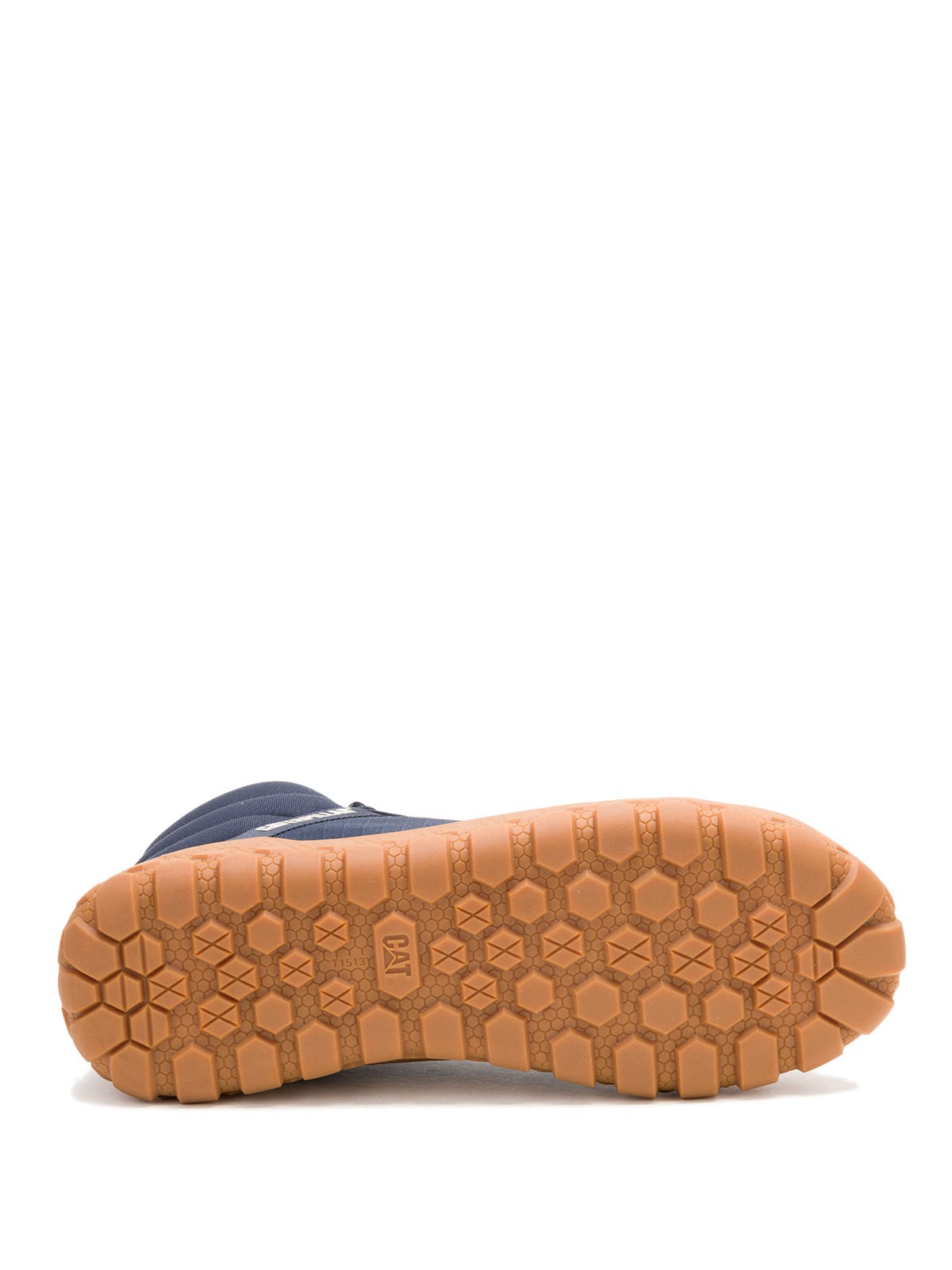 ZAPATILLA CON CAÑA HOMBRE HEX PLUS MID CANVAS AZUL CAT - 8
