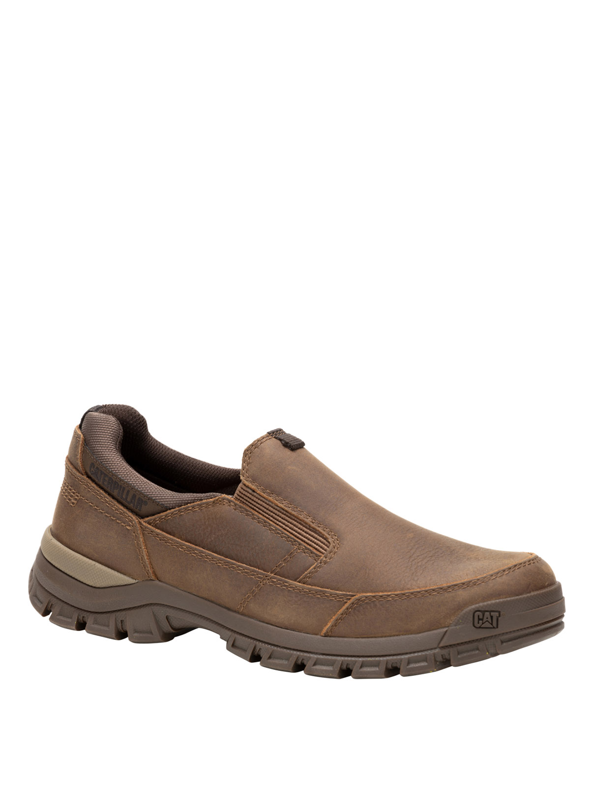 ZAPATILLA CUERO HOMBRE THRESHOLD SLIPON CAFÉ OSCURO CAT - 1