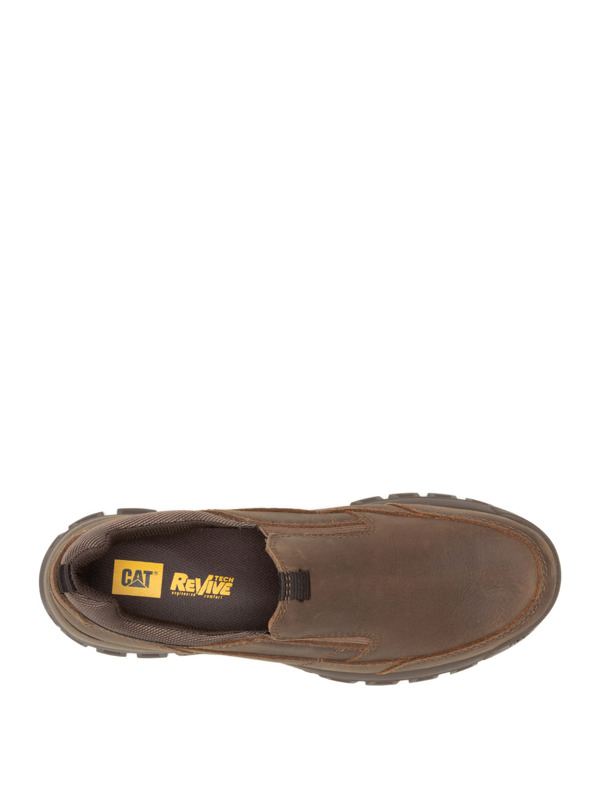 ZAPATILLA CUERO HOMBRE THRESHOLD SLIPON CAFÉ OSCURO CAT - 7