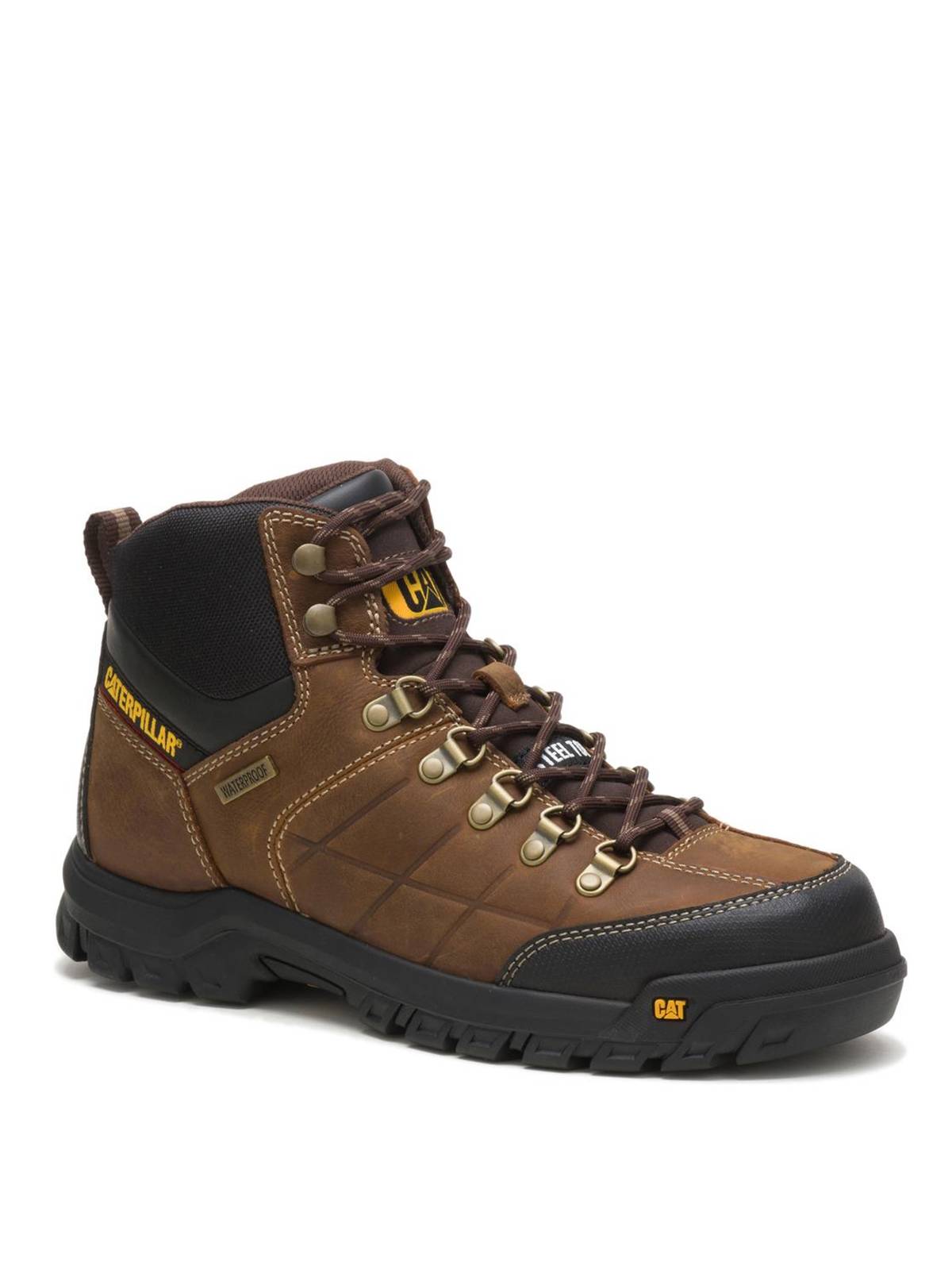 ZAPATO SEGURIDAD WP CUERO HOMBRE THRESHOLD ST CAFÉ CAT - 1