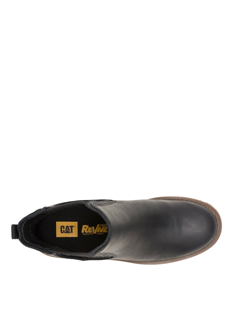 BOTIN CUERO MUJER REWRITE CHELSEA EN COLOR NEGRO CAT - 7