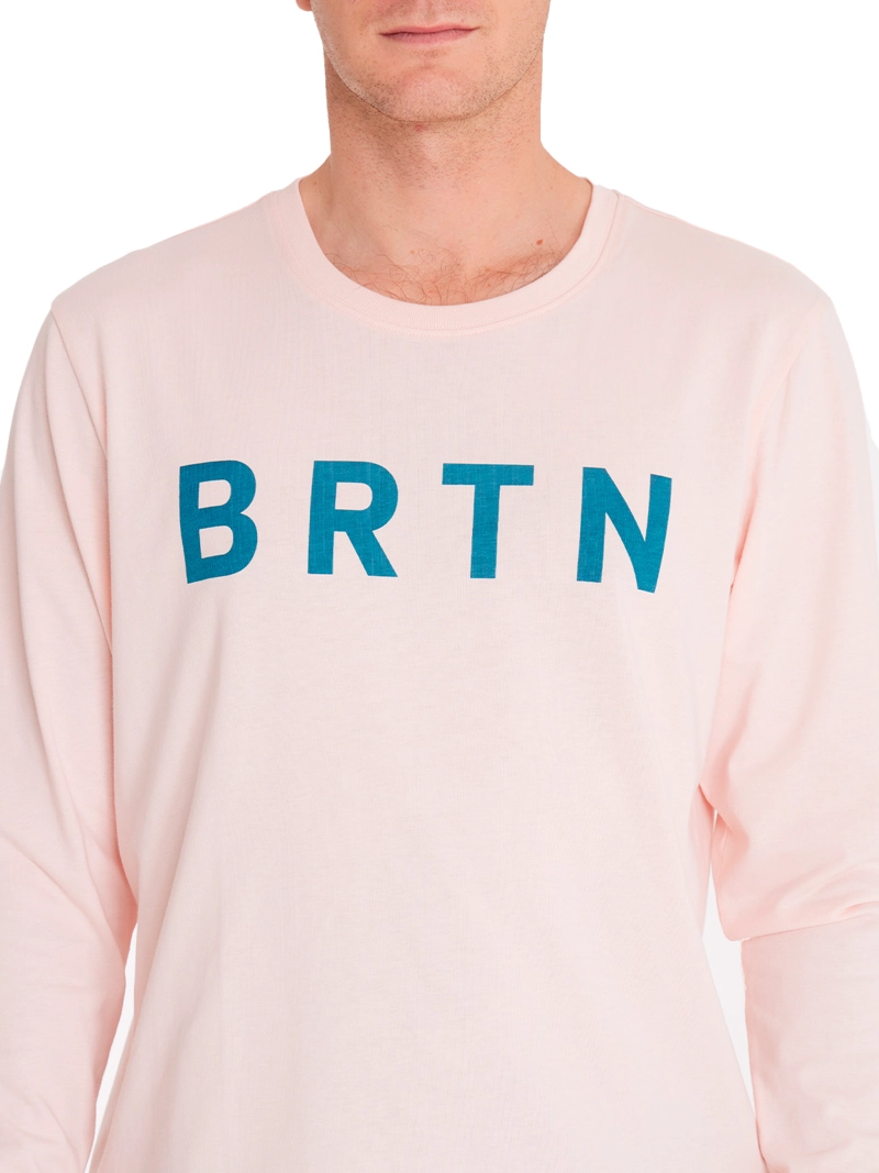 POLERA MANGA LARGA ALGODÓN HOMBRE BURTON DURAZNO LONG SL DAMASCO - 2