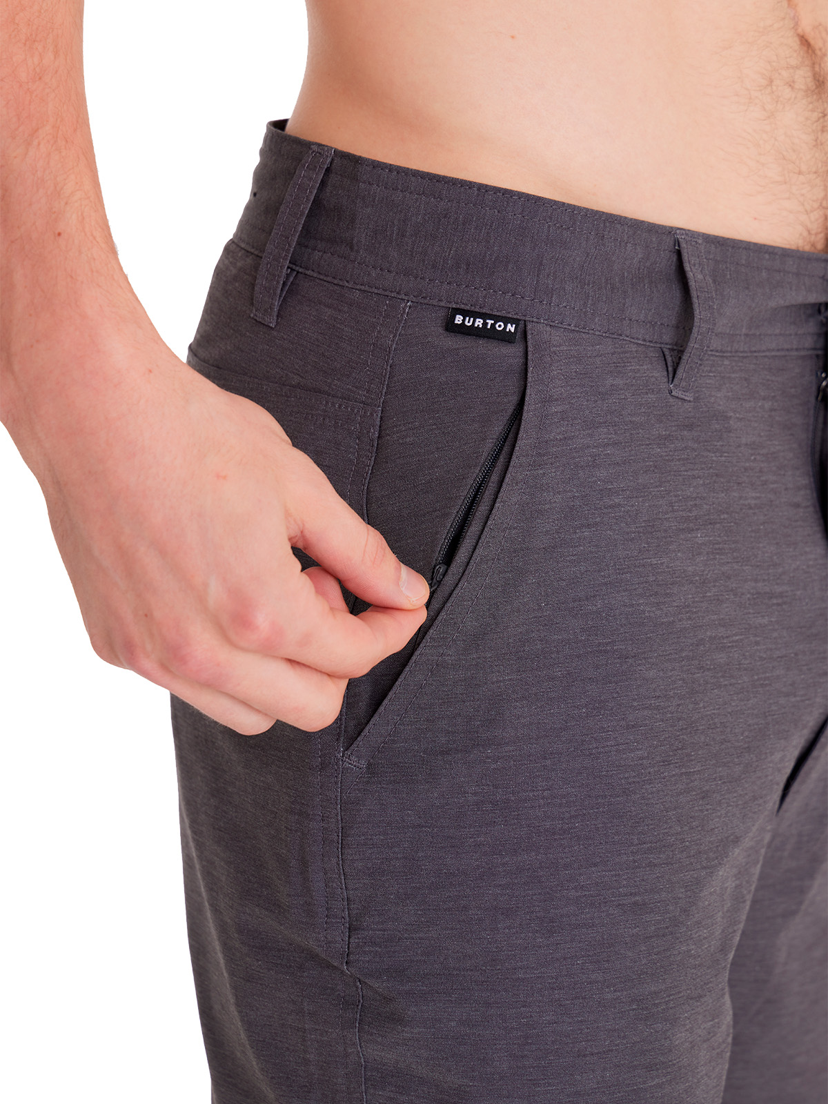 SHORT HOMBRE BURTON GRIS HIBRID - 5