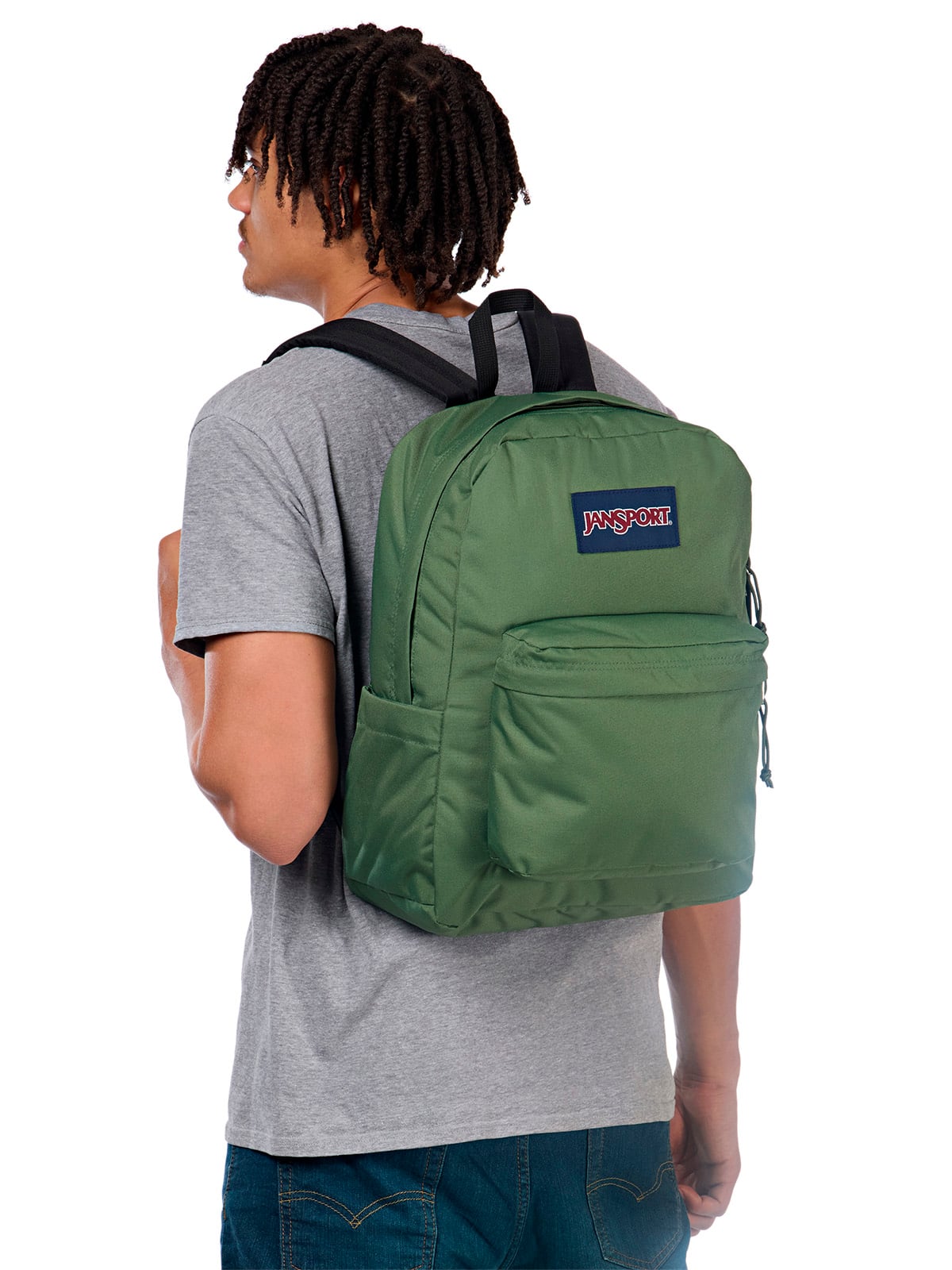 MOCHILA SUPERBREAK VERDE JANSPORT - 4