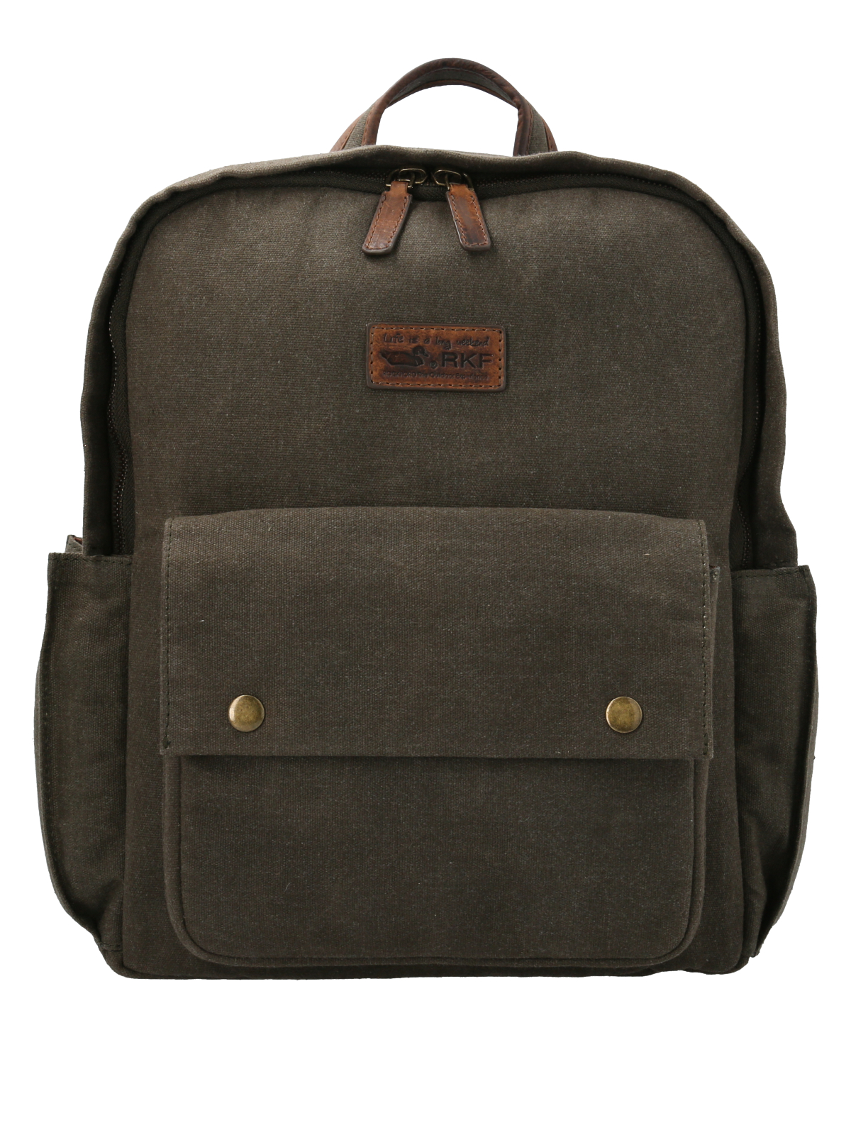 MOCHILA CUERO MUJER WX EMMA OLIVA ROCKFORD - 1