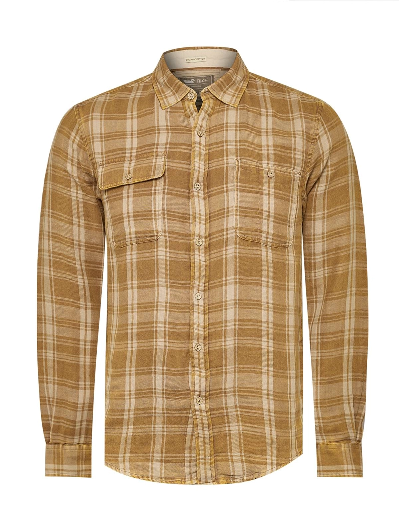 CAMISA ALGODÓN ORGÁNICO HOMBRE ROCKFORD BEIGE BRADFORD - 1