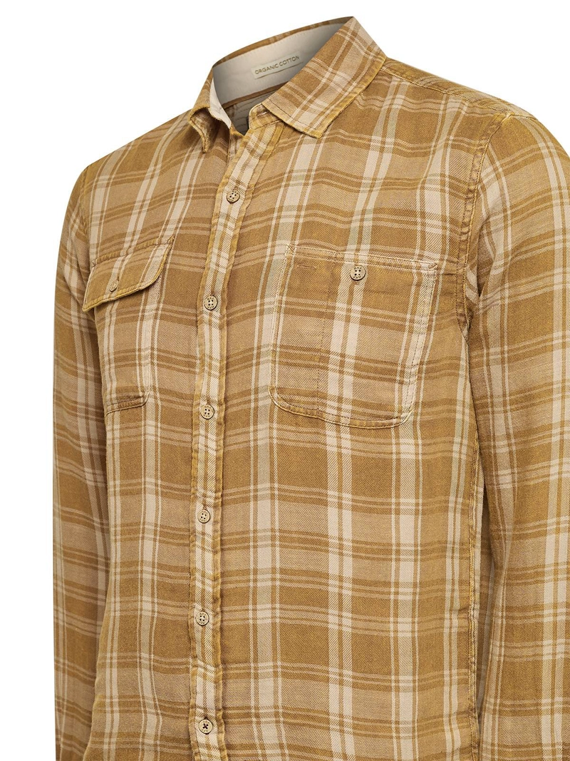 CAMISA ALGODÓN ORGÁNICO HOMBRE ROCKFORD BEIGE BRADFORD - 4