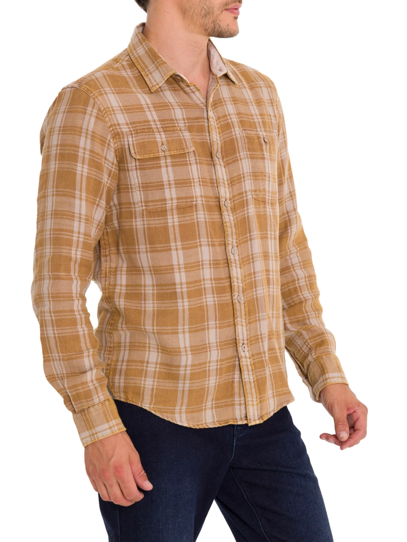 CAMISA ALGODÓN ORGÁNICO HOMBRE ROCKFORD BEIGE BRADFORD - 6