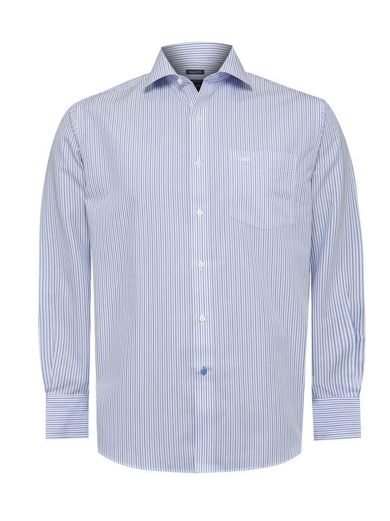 CAMISA ALGODÓN ORGÁNICO HOMBRE ROCKFORD BLANCO CUELLO ITALIANO WF - 2