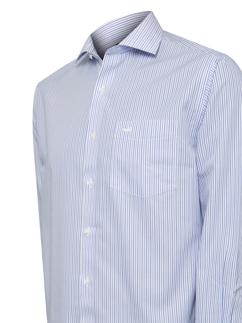CAMISA ALGODÓN ORGÁNICO HOMBRE ROCKFORD BLANCO CUELLO ITALIANO WF - 5