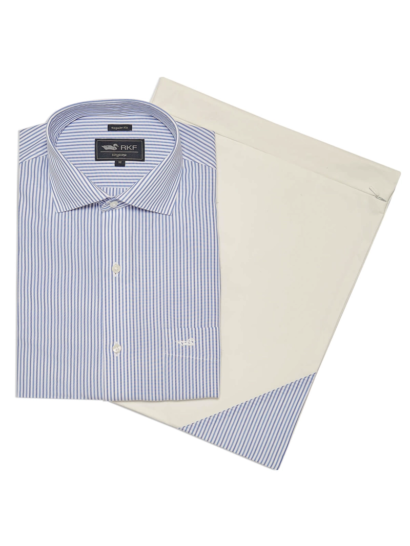 CAMISA ALGODÓN ORGÁNICO HOMBRE ROCKFORD BLANCO CUELLO ITALIANO WF - 6
