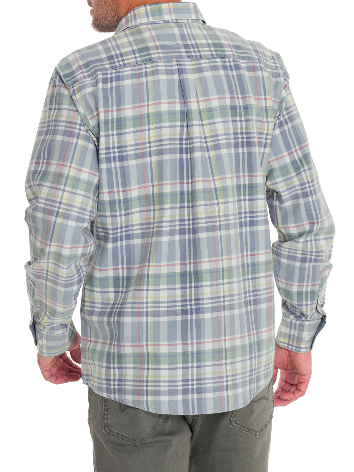 CAMISA ALGODÓN ORGÁNICO HOMBRE ROCKFORD AZUL ARBED - 7