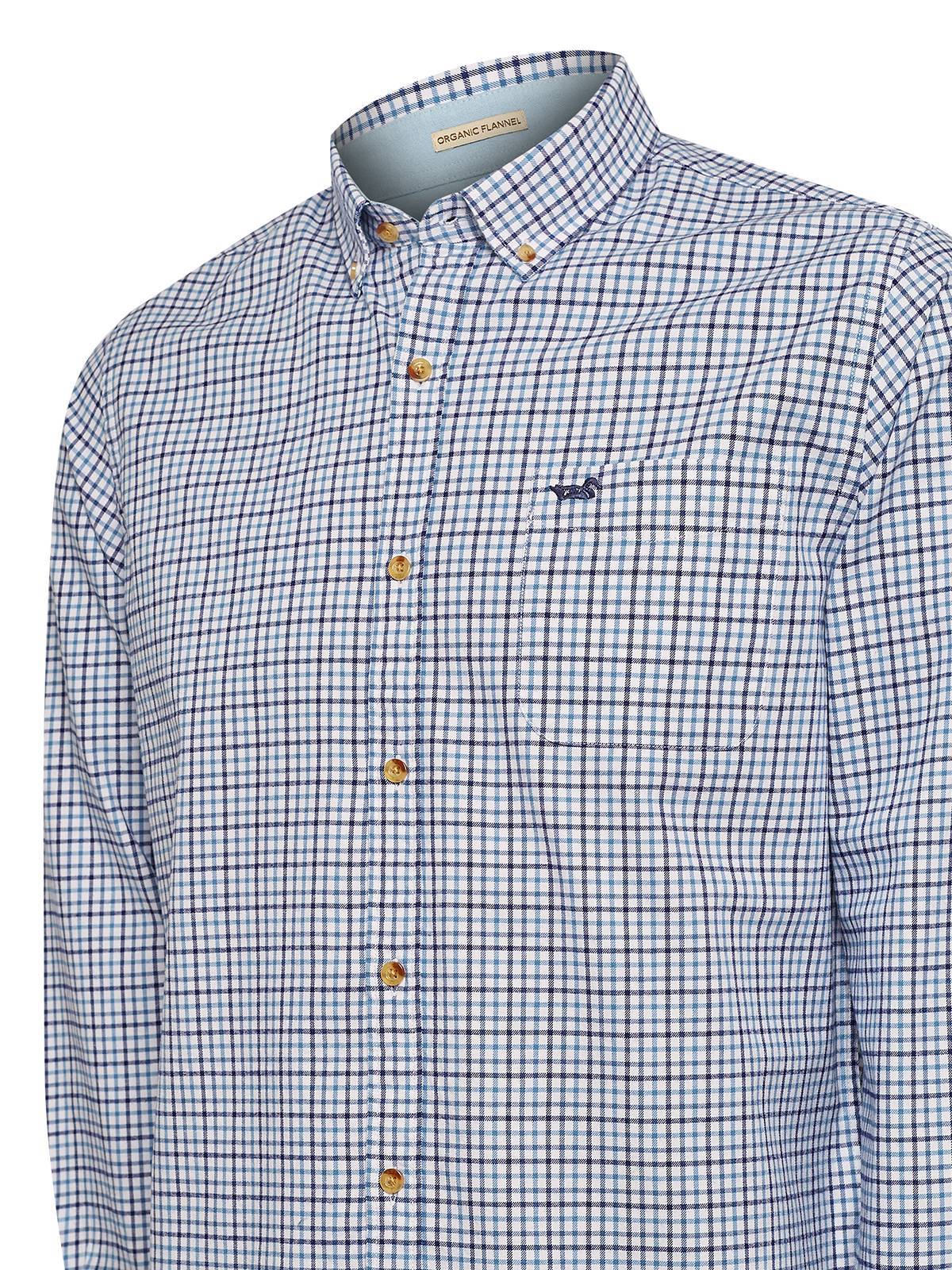 CAMISA ALGODÓN ORGÁNICO HOMBRE ROCKFORD AZUL VIYELLABUT - 4