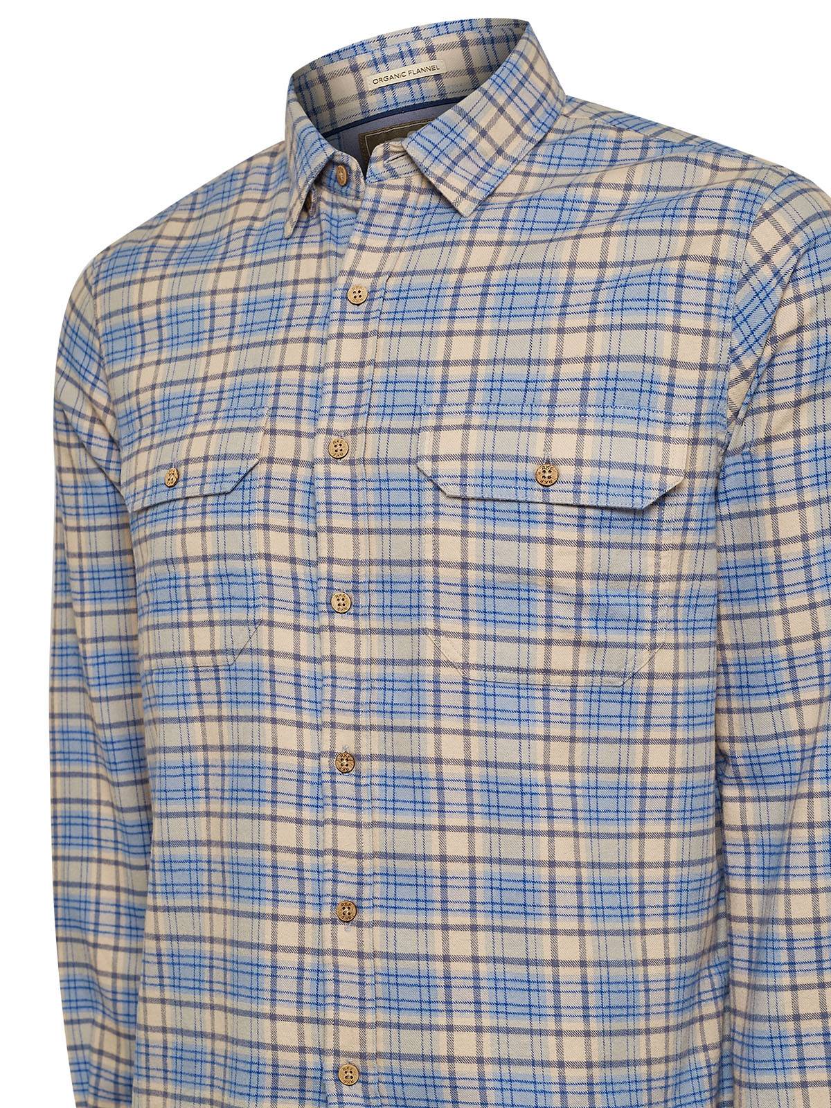 CAMISA ALGODÓN ORGÁNICO HOMBRE ROCKFORD AZUL PADUA - 4