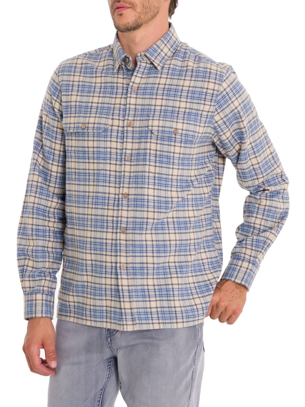 CAMISA ALGODÓN ORGÁNICO HOMBRE ROCKFORD AZUL PADUA - 5