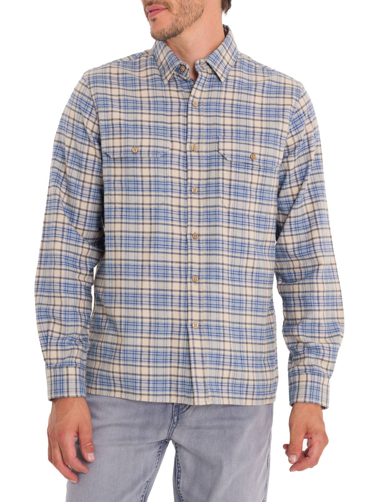 CAMISA ALGODÓN ORGÁNICO HOMBRE ROCKFORD AZUL PADUA - 6
