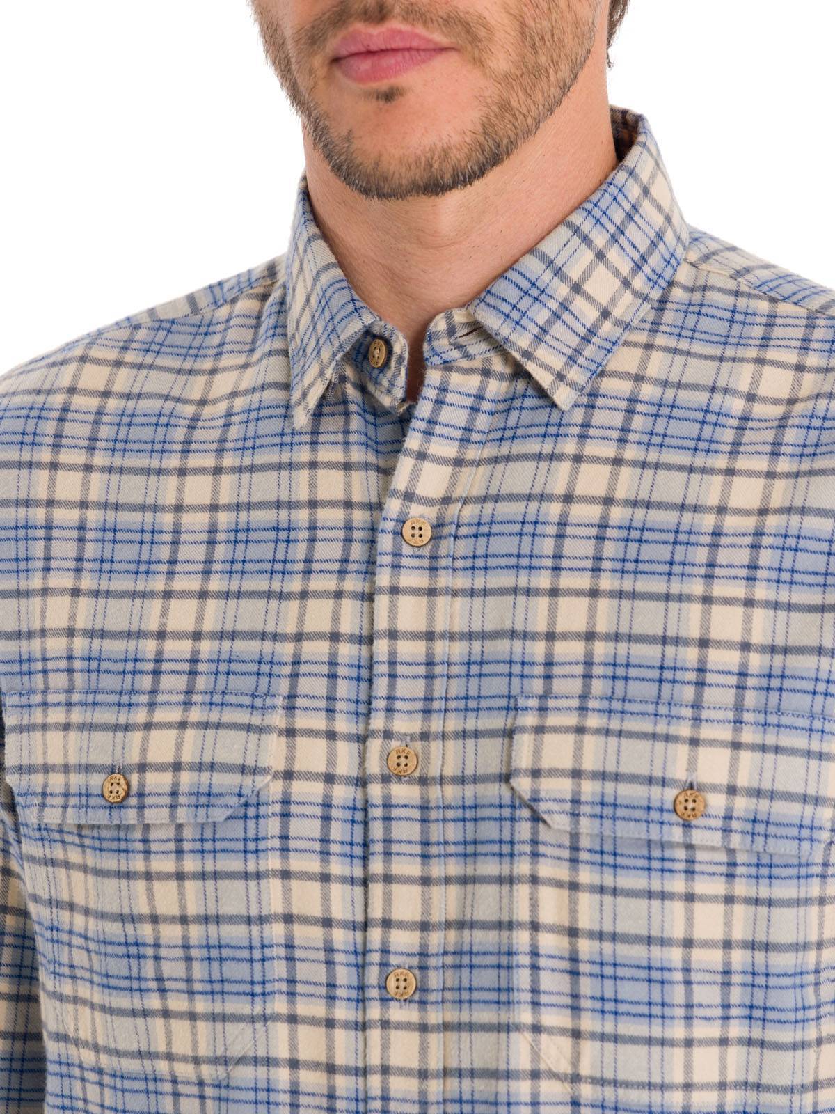 CAMISA ALGODÓN ORGÁNICO HOMBRE ROCKFORD AZUL PADUA - 8