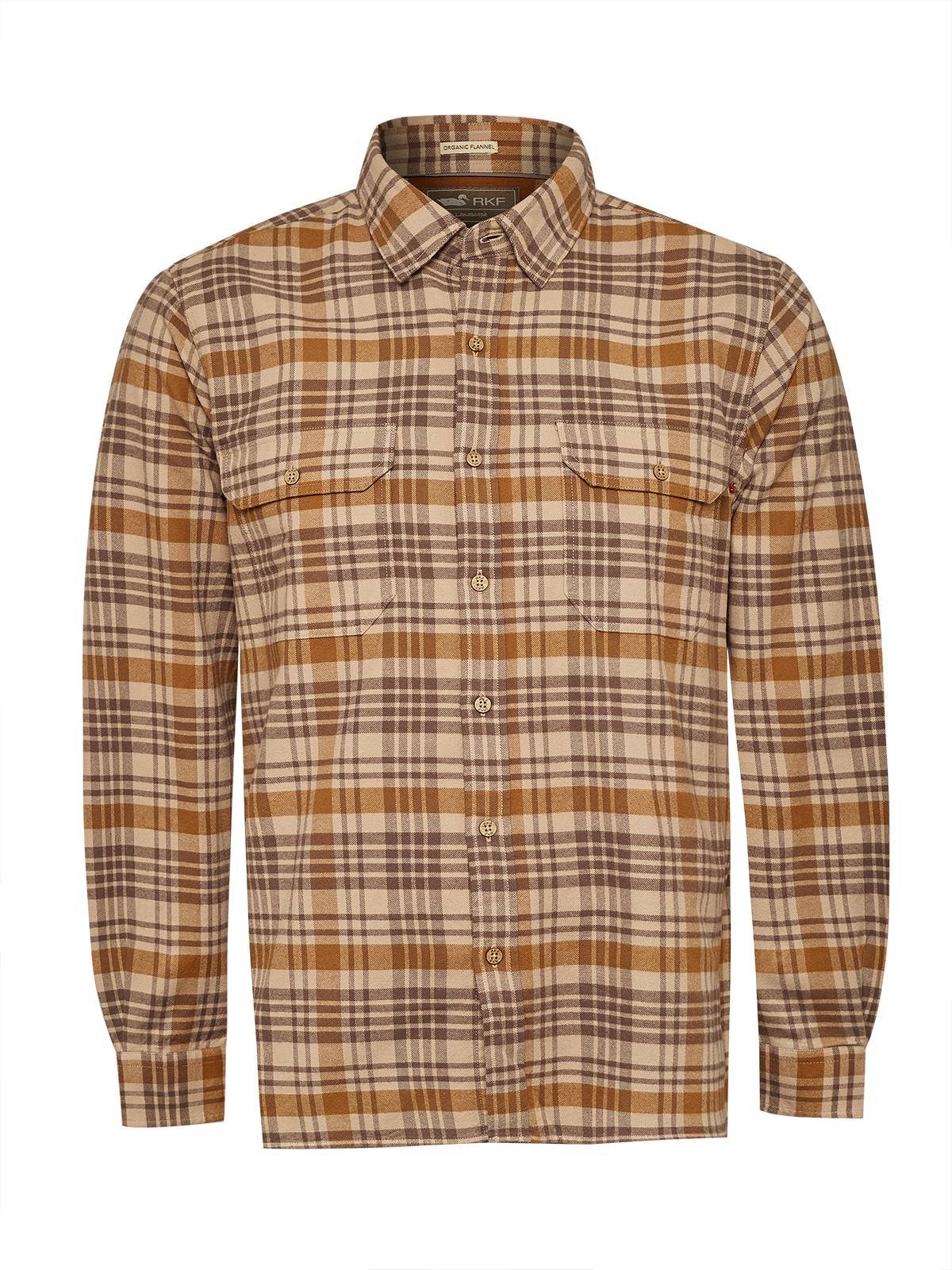 CAMISA ALGODÓN ORGÁNICO HOMBRE ROCKFORD CAFÉ PADUA - 1
