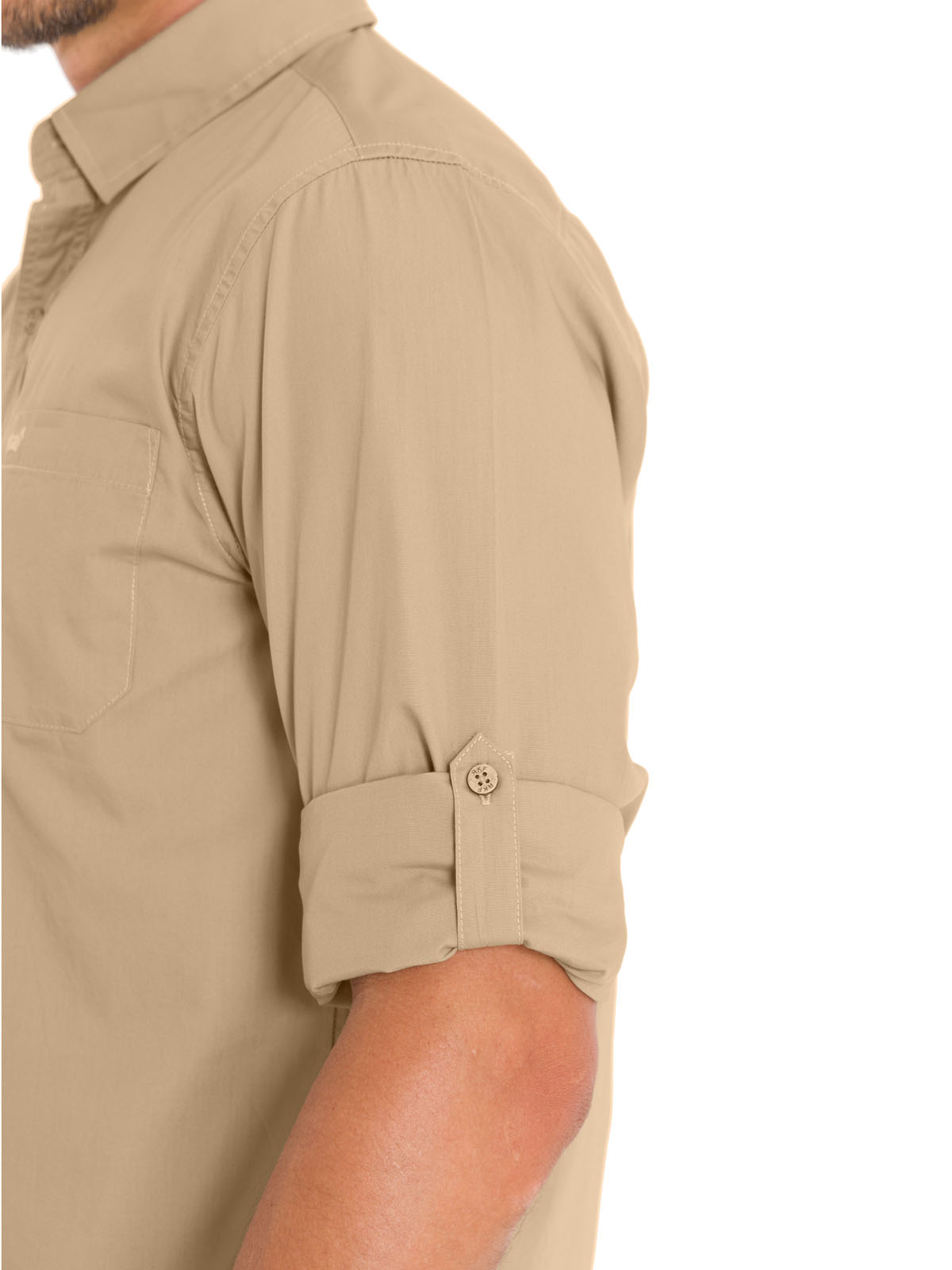 CAMISA ALGODÓN ORGÁNICO HOMBRE ROCKFORD CAFÉ GALITON - 9