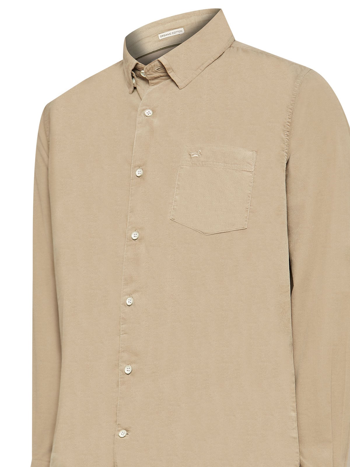CAMISA ALGODÓN ORGÁNICO HOMBRE ROCKFORD BEIGE CORDUROY - 4