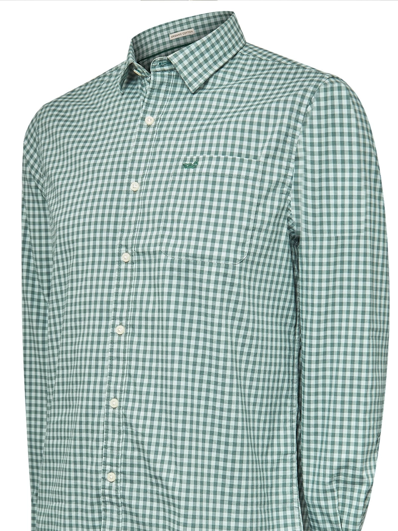 CAMISA ALGODÓN ORGÁNICO HOMBRE ROCKFORD VERDE MILD - 4