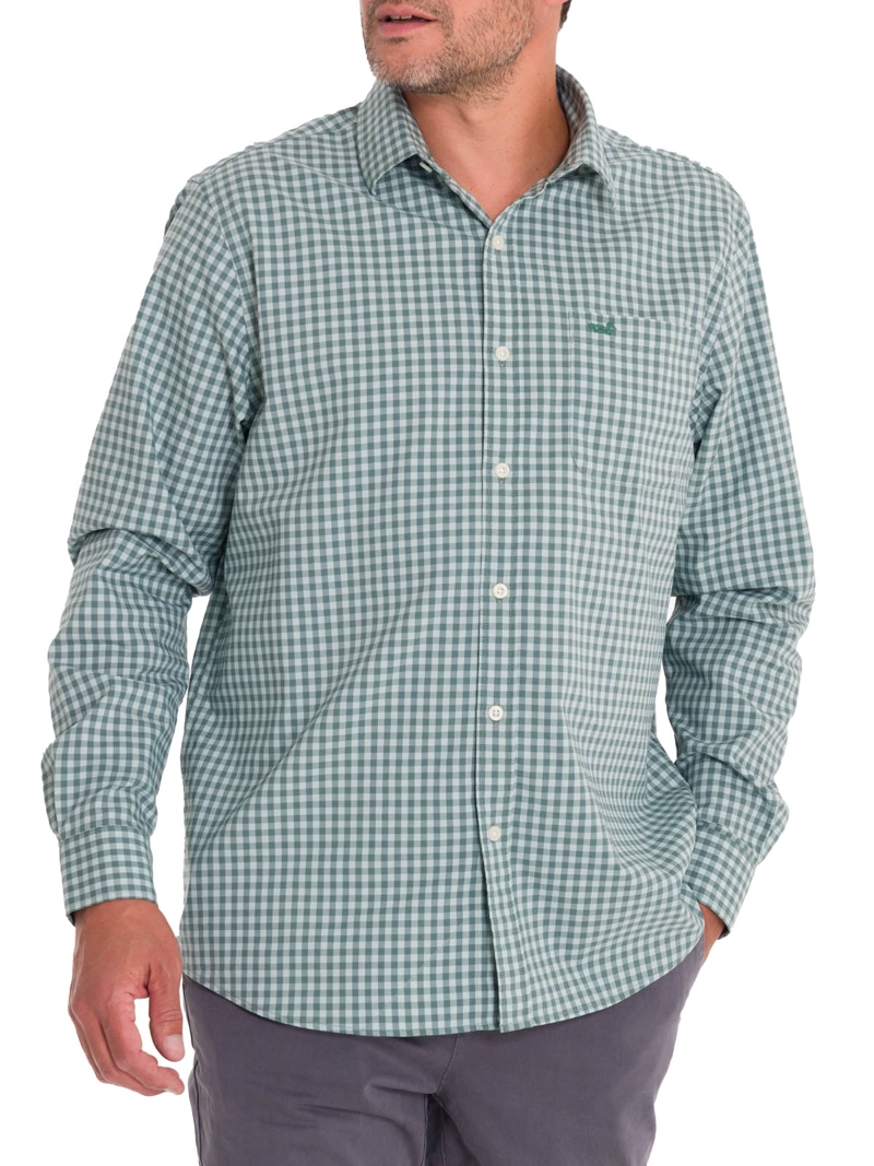 CAMISA ALGODÓN ORGÁNICO HOMBRE ROCKFORD VERDE MILD - 6