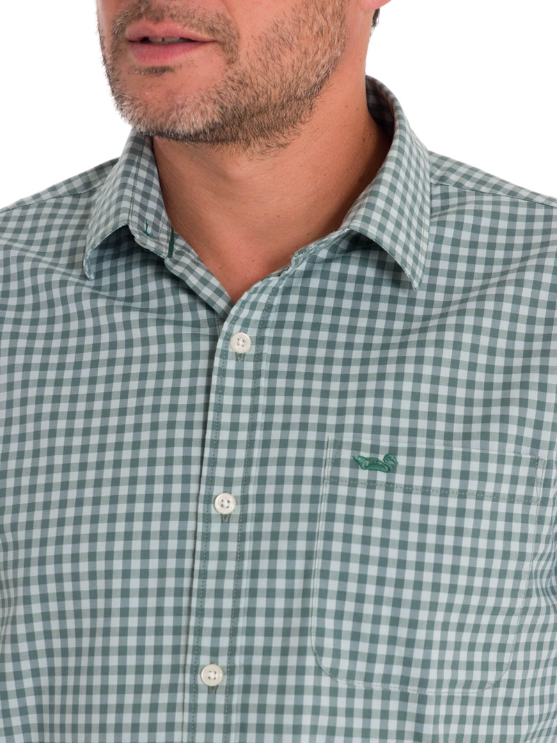 CAMISA ALGODÓN ORGÁNICO HOMBRE ROCKFORD VERDE MILD - 8